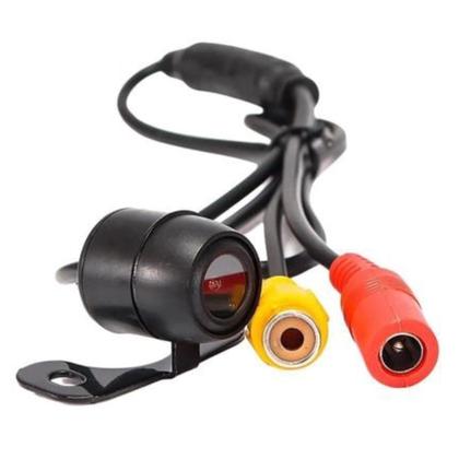 Imagem de Câmera De Ré Universal Automotiva Borboleta Parachoque Com Visão Noturna