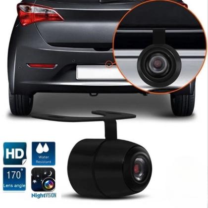 Imagem de Câmera De Ré Universal Automotiva Borboleta Parachoque Com Visão Noturna