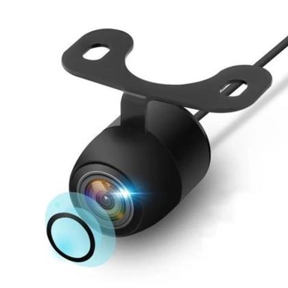 Imagem de Câmera De Ré Universal Automotiva Borboleta Parachoque Com Visão Noturna