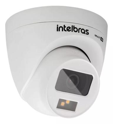 Imagem de Câmera de Segurança 2,8mm Vhd 1120d Full Color Colorida A Noite Intelbras Cor Branco