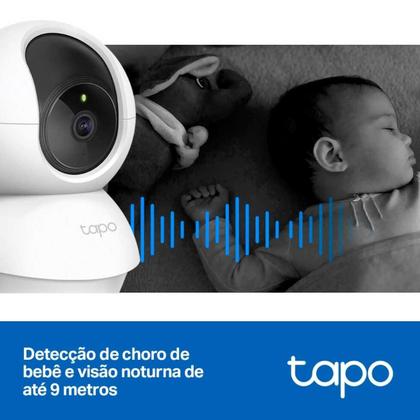 Imagem de Câmera De Segurança 360º Wifi 1080p Tapo TC70 AOTP0173 TPLINK