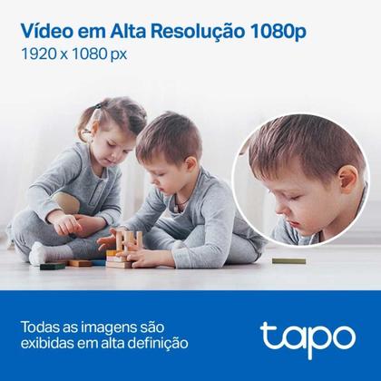Imagem de Câmera De Segurança 360º Wifi 1080p Tapo TC70 AOTP0173 TPLINK
