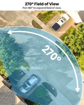 Imagem de Câmera de segurança AOSU 2K QHD Outdoor com visão noturna colorida