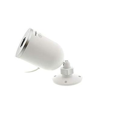 Imagem de Câmera de segurança com fio Nexxt Smart 2K HDR/QHD para exterior/interior  vídeo ativada por movimento, à prova de intempéries, comunicação bidirecional, visão remota de grande angular, visão noturna, funciona com Alexa iOS Google