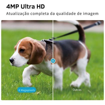 Imagem de Câmera de Segurança Com Painel Solar WiFi Coibeu Full HD Visão Noturna Áudio Bidirecional E Sensor de Movimento