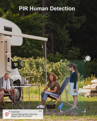 Imagem de Câmera de segurança Ctronics 2.5K 4MP Wireless Outdoor Solar WiFi