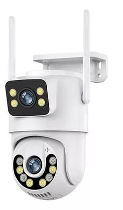 Imagem de Câmera de Segurança Dupla ip Wi-fi Smart Angulo Duplo A28B 3mp