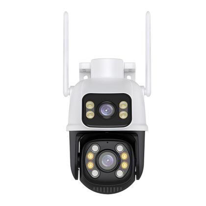 Imagem de Câmera de Segurança Dupla Wi-fi Smart Angulo Duplo A28B 3mp Icsee - Wifi Smart Camera