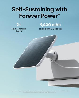 Câmera de segurança eufy Security 4G LTE Cam S330 4K Cellular