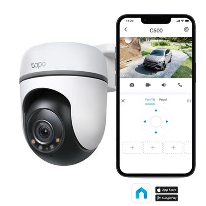 Imagem de Câmera de Segurança Externa Full Hd Wifi 360 Tapo C500 Branco Tp Link