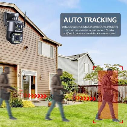 Imagem de Câmera De Segurança Externa Hd Wifi Noturna Cor Branco A8x