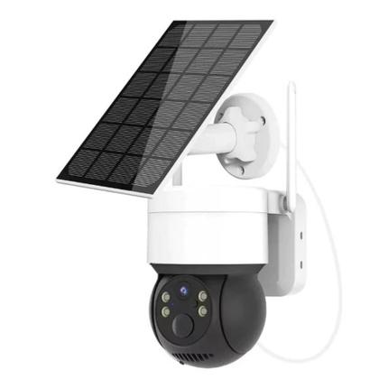 Imagem de Câmera de Segurança Externa Solar Wifi À Prova Dágua Rotação 360 Graus