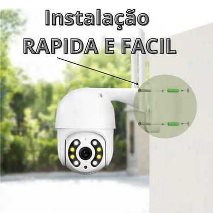 Imagem de Camera de Segurança Externa Vigilancia Casa Empresa Condominio Sensor de Movimento e Audio C/Nf