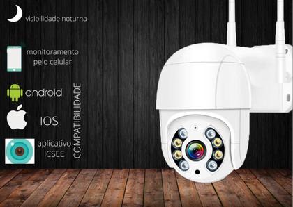 Imagem de Câmera De Segurança Externa Wifi Icsee Ip 360 Prova D'água