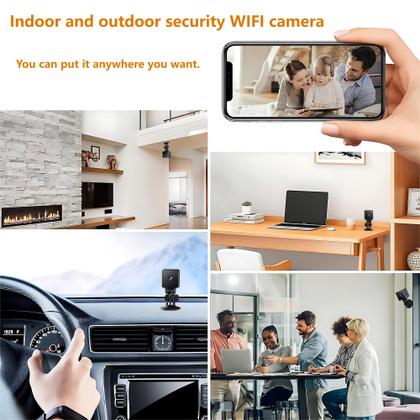 Imagem de Câmera de segurança Gatijan 4K Wireless Wifi interna/externa