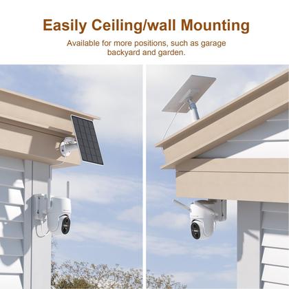 Imagem de Câmera de segurança HOSAFE.COM Wireless Outdoor 2K alimentada por energia solar