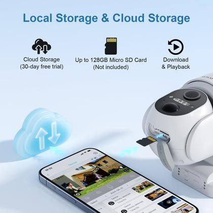 Imagem de Câmera de segurança HOSAFE.COM Wireless Outdoor 2K alimentada por energia solar