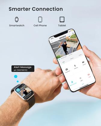 Imagem de Câmera de segurança iEGeek Solar Wireless 2K WiFi com painel solar