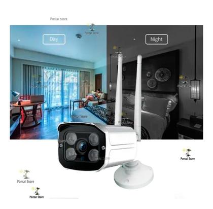 Imagem de Câmera De Segurança Interna Externa Ip66 Wifi 1080p Jortan