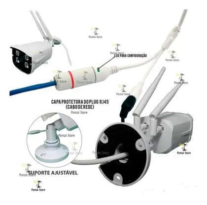 Imagem de Câmera De Segurança Interna Externa Ip66 Wifi 1080p Jortan