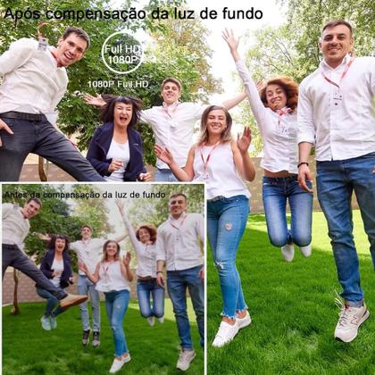 Imagem de Câmera de Segurança Lâmpada Sem Fio WiFi 1080P HD 360 Graus Visão Noturna Bivolt App Yoosee