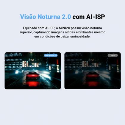 Imagem de Câmera de Segurança para Carro DDPAI Mini 2X  1440P, WiFi 5G, Controle App e Visão Noturna Premium