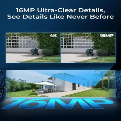 Imagem de Câmera de Segurança REOLINK Duo 3 PoE - 16MP UHD - Dual Lens