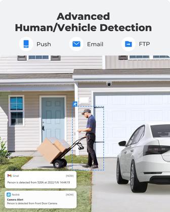 Imagem de Câmera de segurança REOLINK RLC-520A 5 MP PoE IP com microSD de 256 GB