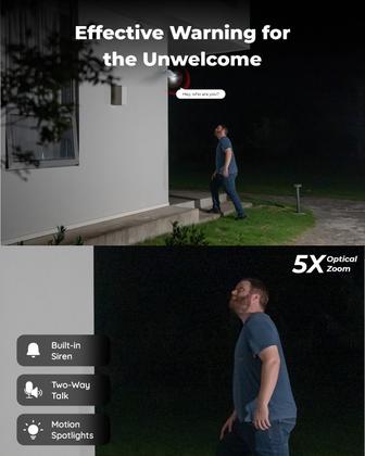 Câmera de Segurança REOLINK RLC-811A 4K 8MP - PoE Outdoor com 5x