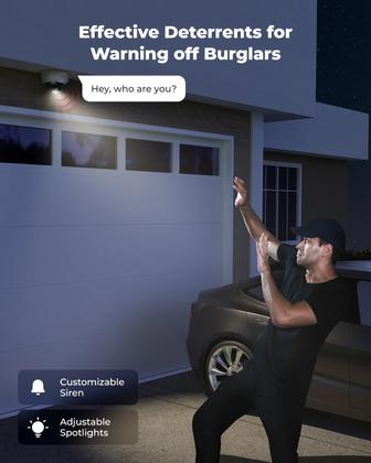 Imagem de Câmera de Segurança REOLINK RLC-843A 4K PoE com Zoom Ótico 5x e Visão Noturna Colorida