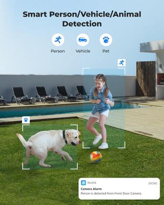 Imagem de Câmera de Segurança REOLINK RLC-843A 4K PoE com Zoom Ótico 5x e Visão Noturna Colorida