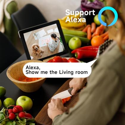 Imagem de Câmera de segurança solar externa sem fio RICHCHO 2K WiFi x3