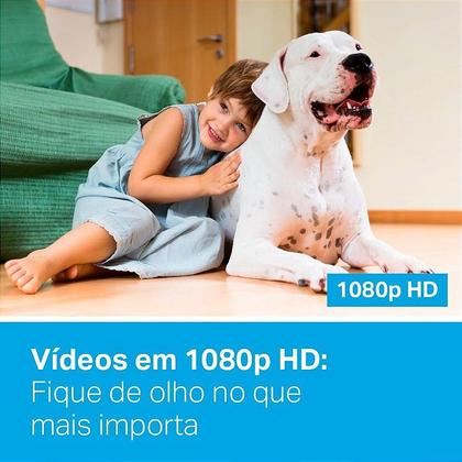 Imagem de Camera de Segurança Wi-Fi, 1080p Full HD TP-Link Tapo C100, Visão Noturna, Audio de Duas Vias, Trabalha com Alexa, Detec