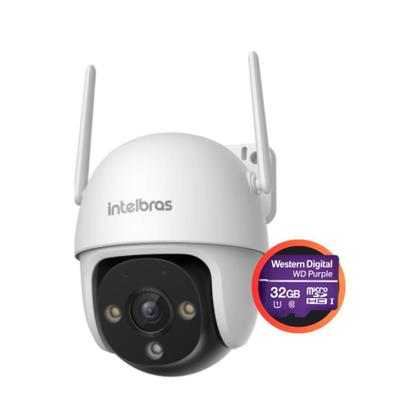 Imagem de Câmera de Segurança wifi Externa a Prova d'agua Intelbras iM7 S Full Color C/ MicroSD 32GB