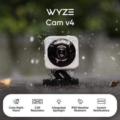 Imagem de Câmera de segurança WYZE Wyze Cam v4 2K HD Wi-Fi interna/externa