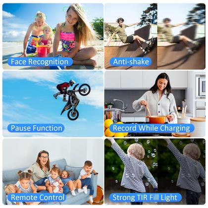 Imagem de Câmera de vídeo Câmera de vídeo 4K 60FPS 48MP UHD Vlogging Camcorder