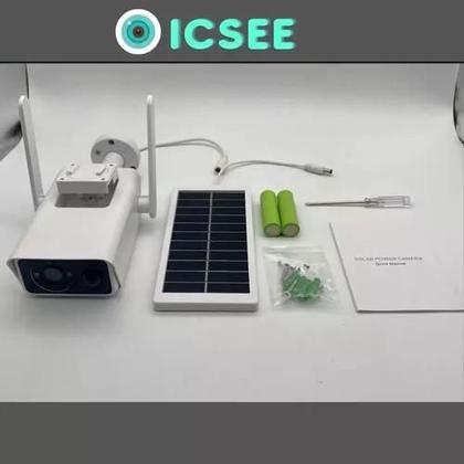 Imagem de Câmera De Vigilância Externa Solar + Bateria + Wi-fi 1080p