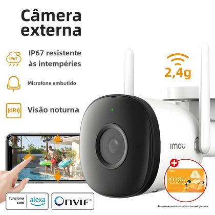 Imagem de Câmera de Vigilância Externa Wi-Fi IMOU 2C 2MP - À Prova d'Água com Rastreamento Automático AI