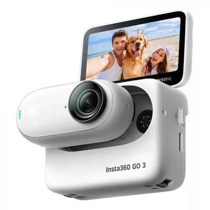 Imagem de Câmera De Vlog Insta360 Go 3 Branca 64Gb 2.7K Ntsc Hdr Wifi