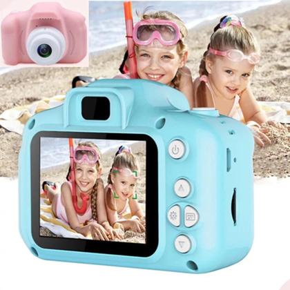 Imagem de Câmera Digital 2MP, LCD 2,0 Polegadas, Zoom 4x, Azul