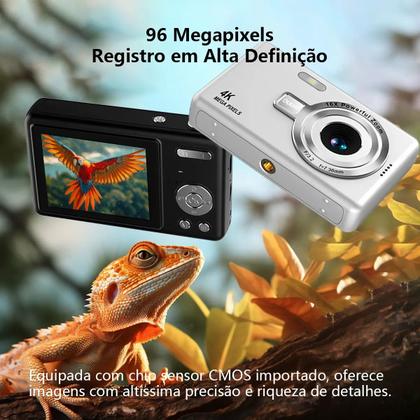 Imagem de Câmera Digital 4K Vlogging com Visual Compacto