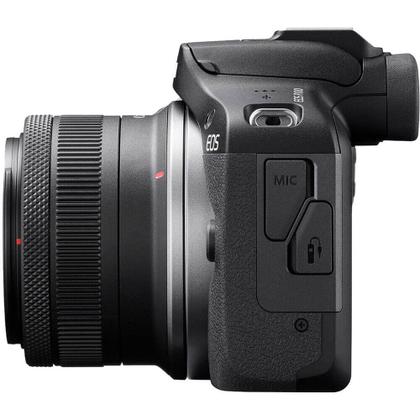 Câmera Digital Canon EOS R100 com Lente RF-S 18-45mm IS STM