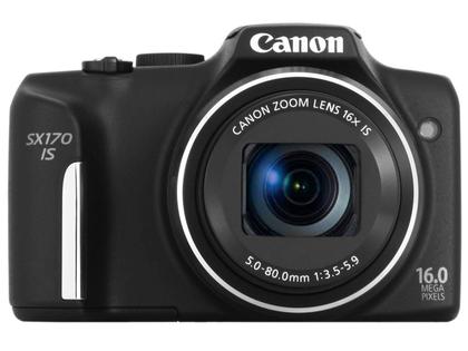 Câmera Digital Canon PowerShot SX170 IS 16MP - LCD 3” Zoom Óptico