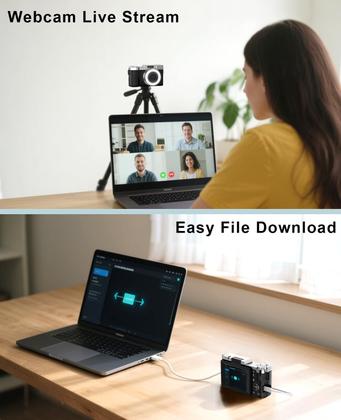 Imagem de Câmera digital FLATIC 4K 64MP com cartão de 64GB com zoom 18X