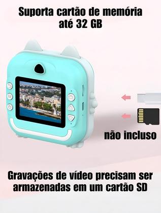 Imagem de Câmera Digital Infantil Impressão Instantânea Inova CAM-12607