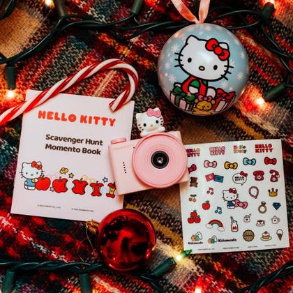 Imagem de Câmera digital infantil Kidamento Hello Kitty com 32 GB de memória