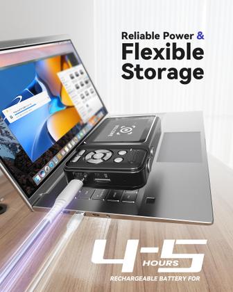 Imagem de Câmera digital Jexylon Real 2.7K de tela dupla 48MP 16x Zoom