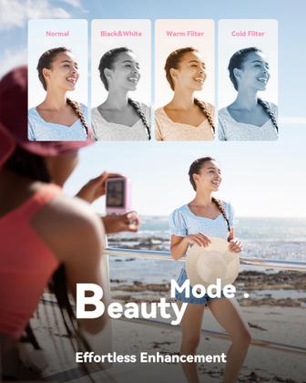 Imagem de Câmera digital Jexylon Real 2.7K de tela dupla 48MP 16x Zoom