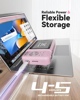 Imagem de Câmera digital Jexylon Real 2.7K de tela dupla 48MP 16x Zoom