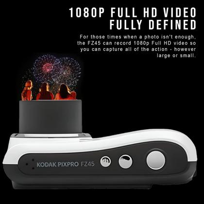Imagem de Câmera digital KODAK PIXPRO Friendly Zoom FZ45-WH 16MP